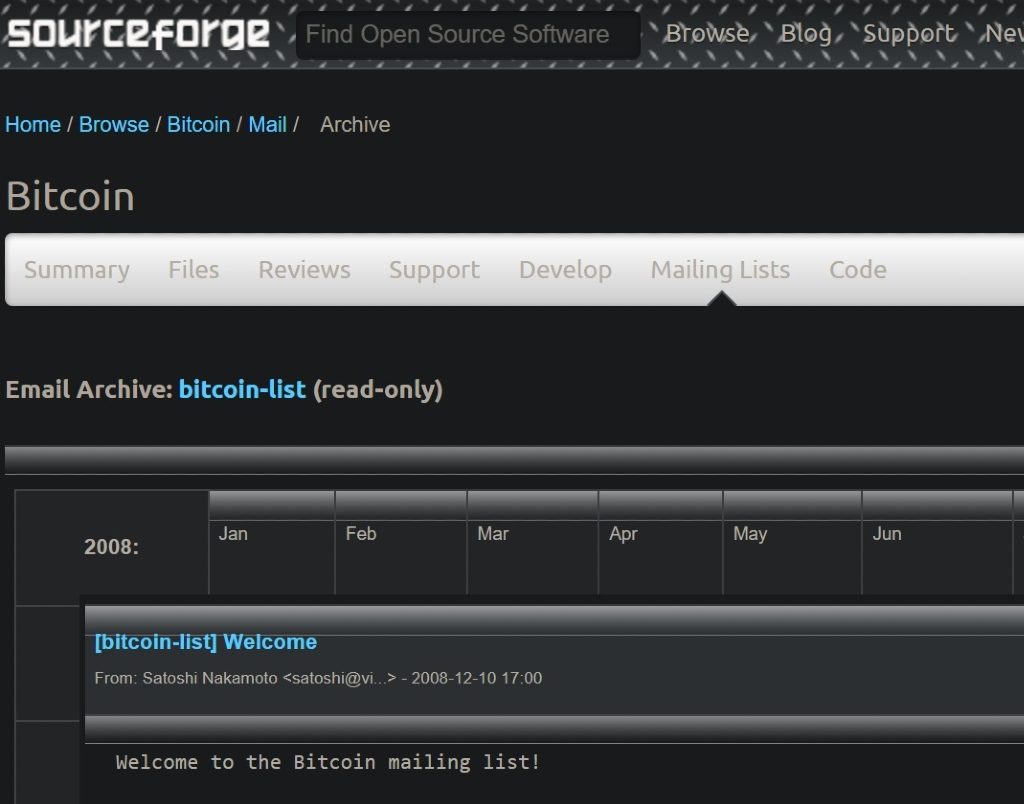 The Bitcoin Mailing List Begins - Bitcoin Holidays